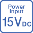 15 V DC Power Input