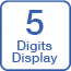 Number of Display Digits 5 Digits