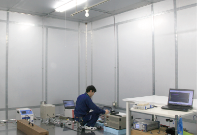 A large shielded room of 6 m x 6 m where multiple tests can be conducted simultaneously