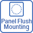 Panel flush mounting