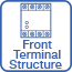 Front terminal structure