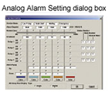 Analog Alarm Setting dialog box