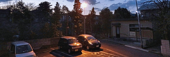 駐車場の屋外照明制御