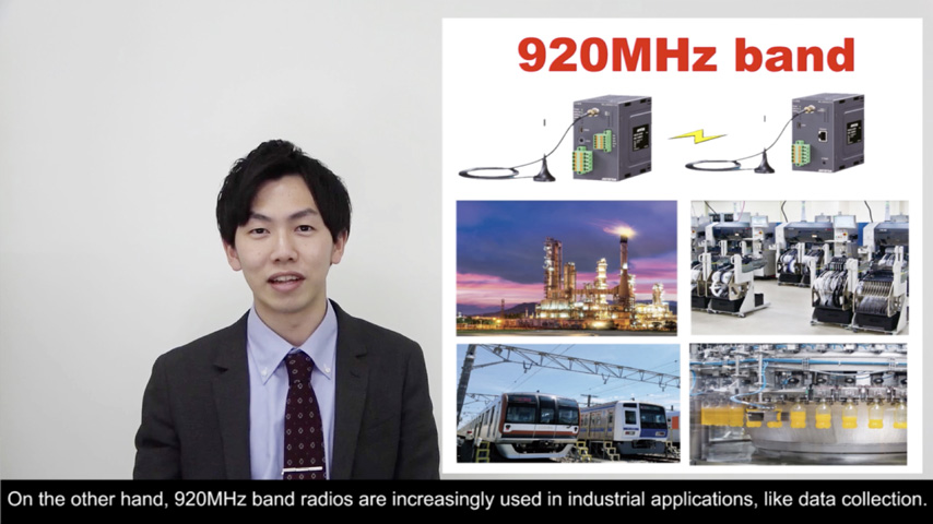 What is 920MHz band wireless I/O?